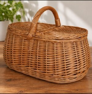Pīts piknika grozs ar vāku, 44 cm