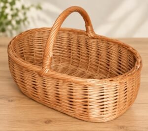 Iegarens pīts iepirkumu grozs, liels, 55 cm
